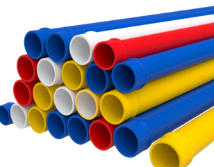  Curved PEX Pipe Set Forming Semi-Circle Fan Shape