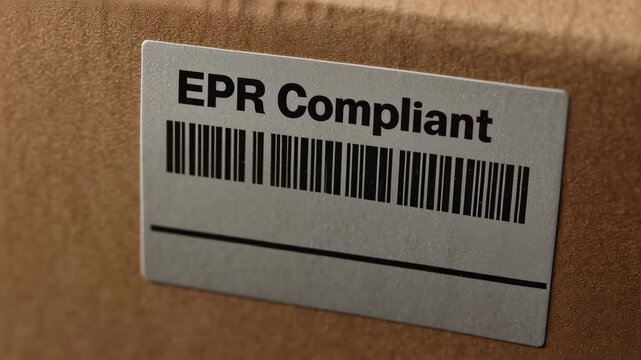 EPR compliant packaging and labeling ensuring sustainability and responsibility in product lifecycle management with effective barcode compliance.