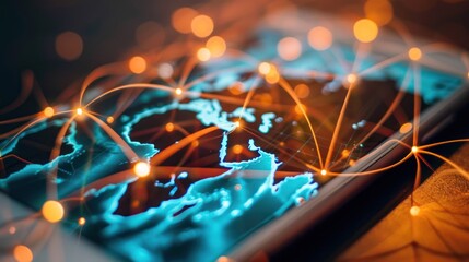 Global network connection on a phone