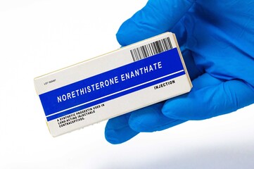 Norethisterone enanthate A synthetic progestin used in