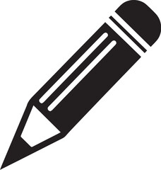pencil silhouette icon