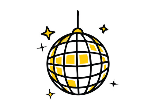 Disco ball Vector Illustration