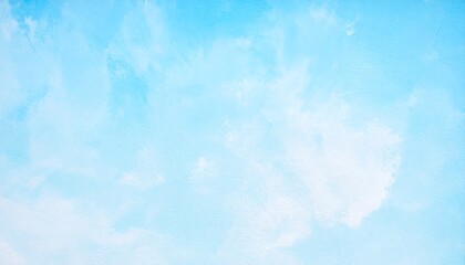 Fototapeta premium Light blue sky with soft white clouds