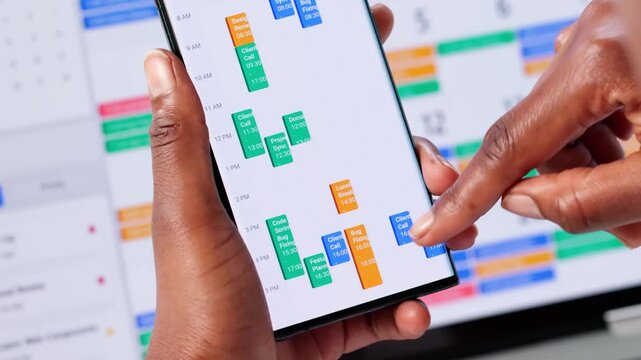 Appointment Schedule Planner And Date Calendar On Laptop