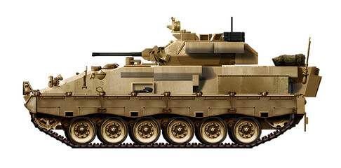 Miranha I IFV (Concept of a new infantry fighting vehicle for the Belgian army, based on the Marder infantry fighting vehicle, with a new combat module and a 30mm cannon)