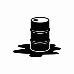 black oil barrel