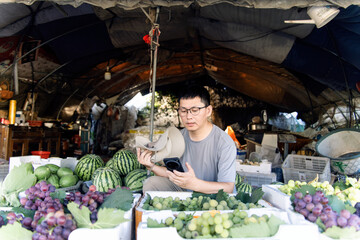  male owner of the fruit store