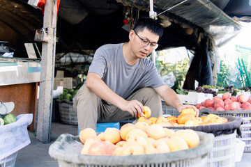  male owner of the fruit store