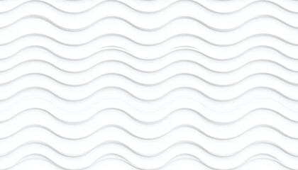 Obraz premium Abstract wavy white pattern