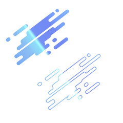 ポップでかわいいメンフィス柄の図形パーツ素材