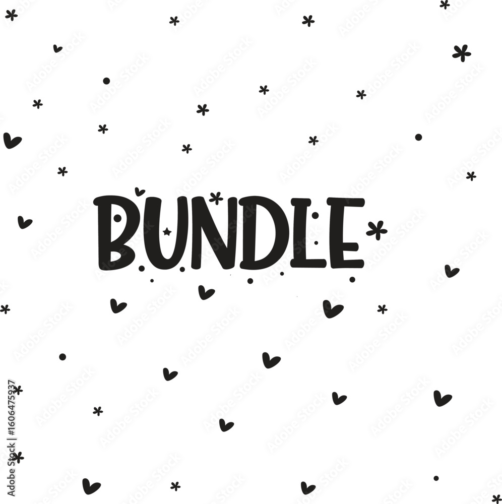 Fototapete enjoy the little things text with vector firework burst
