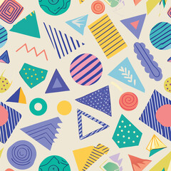 Obraz premium colorful geometric seamless