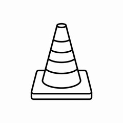 traffic cone icon