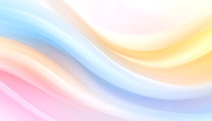 Obraz premium Abstract flowing pastel colors