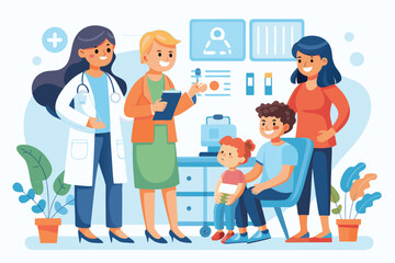 Medical diagnostic center for children and adults offers care and support for patients in a welcoming environment with staff assistance and family involvement