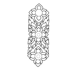 vector illustration of a tattoo