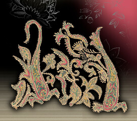 paisly keri design for printing