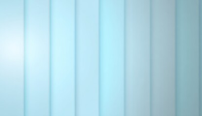 Obraz premium Light blue vertical panels create a minimalist design.