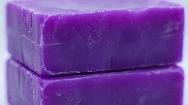 Stacked purple bars