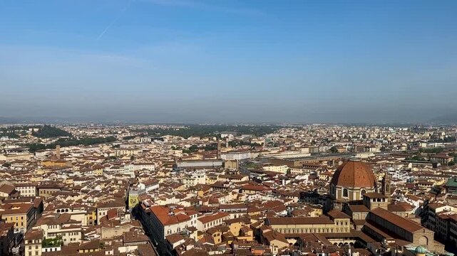 aerial view of florence