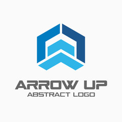 Arrow up Abstract Logo