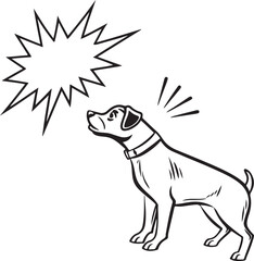 Young man shouting with speech bubble in comic style illustration – expressive talking or yelling cartoon concept
