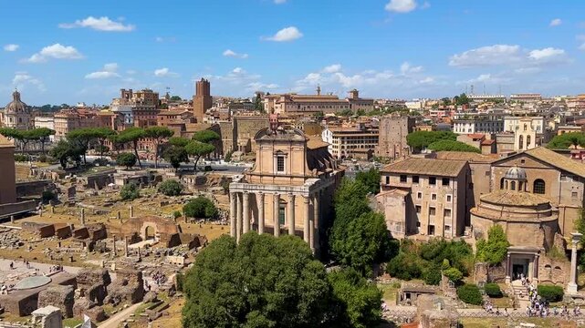 Roman Forum in Rome, Italy 