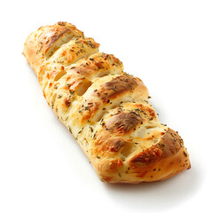 Freshly Baked Garlic Bread with Herbs and Cheese