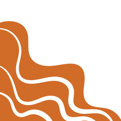 Abstract Wavy Corner