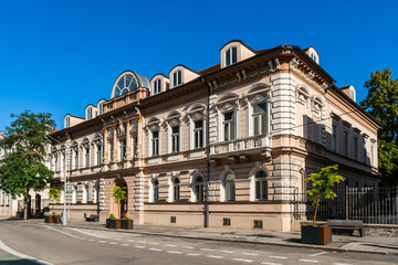 Fototapeta premium Die Galerie M. A. Bazovský Kulturhauptstadt 2026, Trenčín, Slowakei