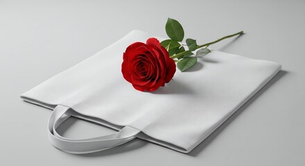 A photorealistic mockup of a person holding a blank, simple, beige canvas tote bag at a sunny, outdoor picnic in a park.