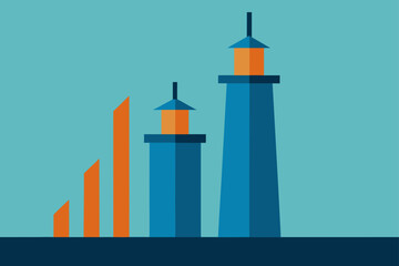 Obraz premium abstract city background