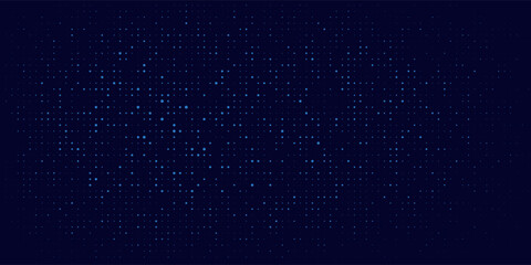 Abstract Finance Digital Business Background. Fintech Technology or Science Research Presentation Backdrop. Digital Crypto Business Vector Illustration.