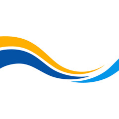 Business Wave Element