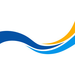 Business Wave Element