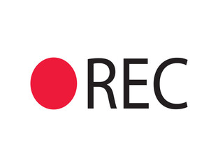 Recording icon. Video recording symbol. Recording icon. Video recording symbol.. 