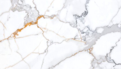 Obraz premium Elegant White Marble Texture with Gold Veins, Ideal for Luxury Backgrounds