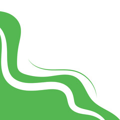 Abstract Wavy Corner