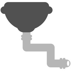 Flat Gutter Illustration