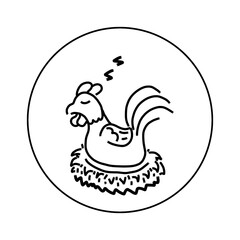 vector illustration of a lion head