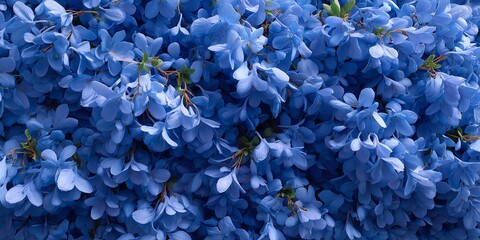 blue flowers Monochromatic Vivid