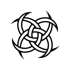 Minimalist abstract corner element