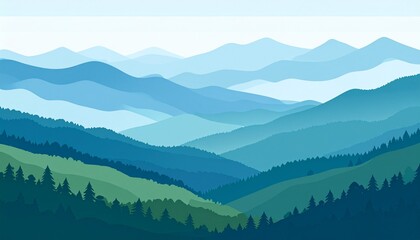 Fototapeta premium Atmospheric Jungle Landscape