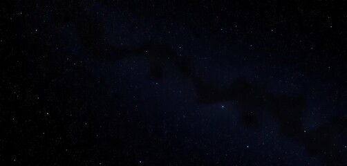 Fototapeta premium Vast, star-speckled black expanse mimicking a cosmic night sky, void, cosmic dust