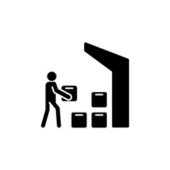 Icon a storing, isolated against a clean background.
