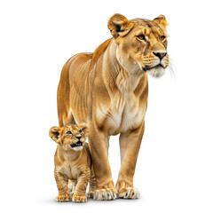Obraz premium lion cub panthera leo