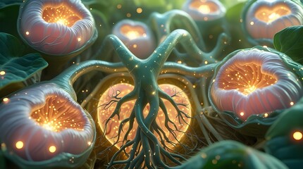 the imagined internal organs of a plant 