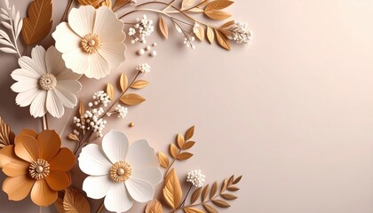 Elegant floral arrangement studio decorative art minimalist design close-up nature-inspired aesthetics