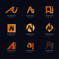 Modern AI Vectors Logo Design Collection