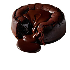 Rich Molten Chocolate Dessert Close-Up

